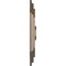 Ekena Millwork Felix Ceiling Medallion, Hand-Painted Warm Silver, 25 1/4"W x 17 1/4"H x 1 3/4"P CM25FEWSS - alternate 3